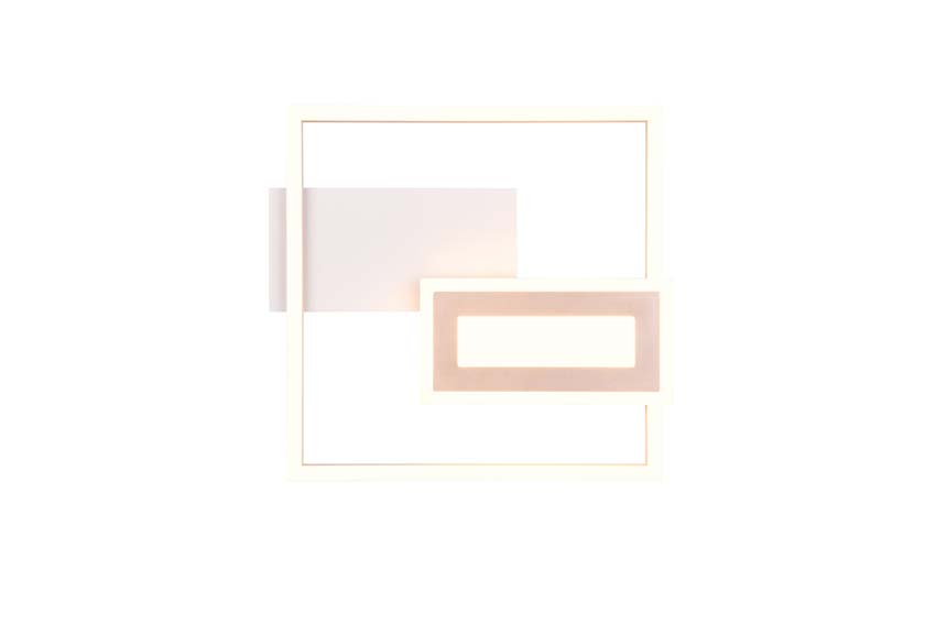 Plafonnier - blanc - 33x30cm - 22W - 3000K