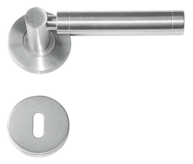 Poignée de porte inox Gubbio 13cm