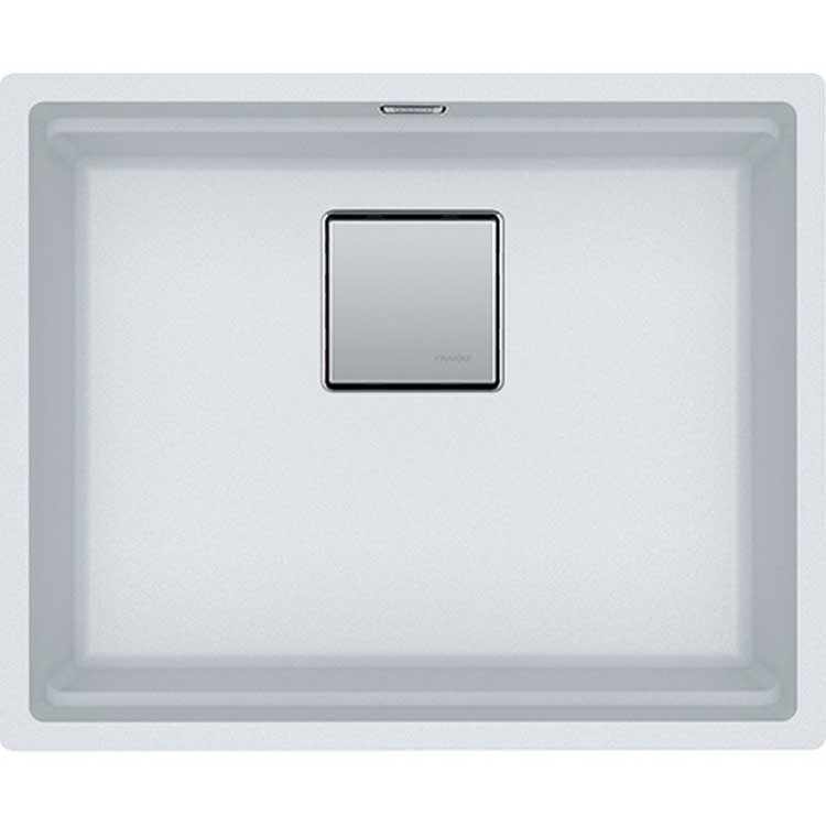 Spoelbak Franke Kubus 2.0 metaalwit 52x42cm