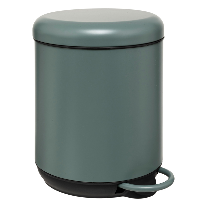 Pedaalemmer Solane staal groen 26,5x20,5x27cm