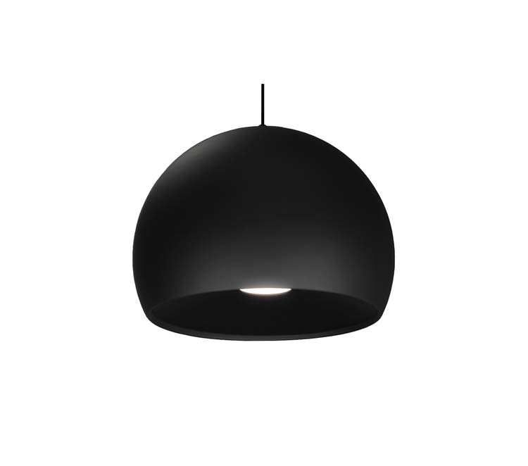 Hanglamp LED zwart diam 50cm 12W dimbaar