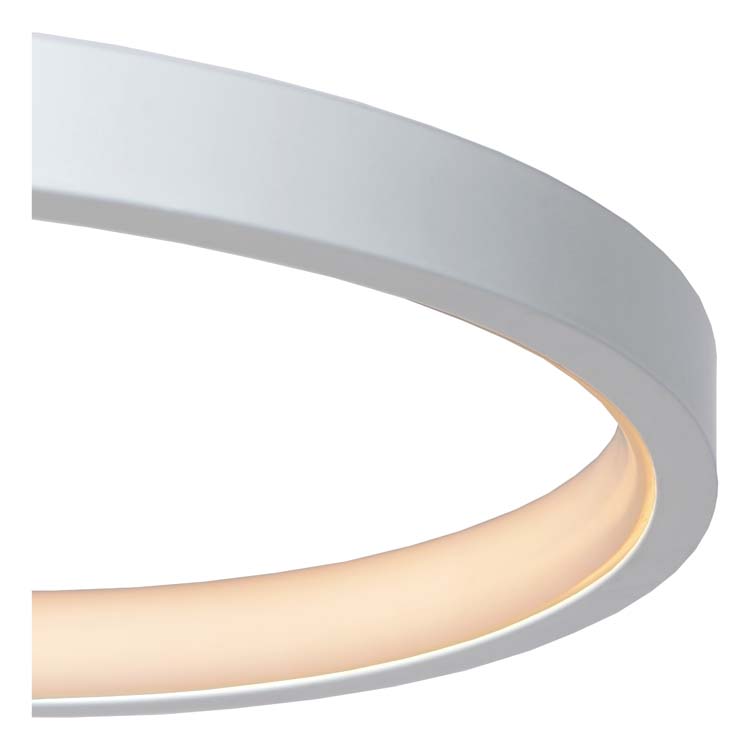 Plafonnier - Ø 46 cm - LED Dim. - 1x24W 3000K - 3 StepDim - Blanc