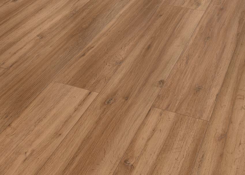 Plinthe MDF chêne naturel foncé 240x5,8x1,9cm