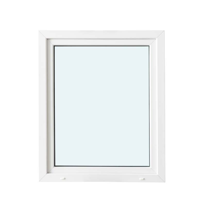 1-VL draaikiepraam pvc wit budget B750XH1000 mm links 1-VL draaikiepraam pvc wit budget B750XH1000 mm links