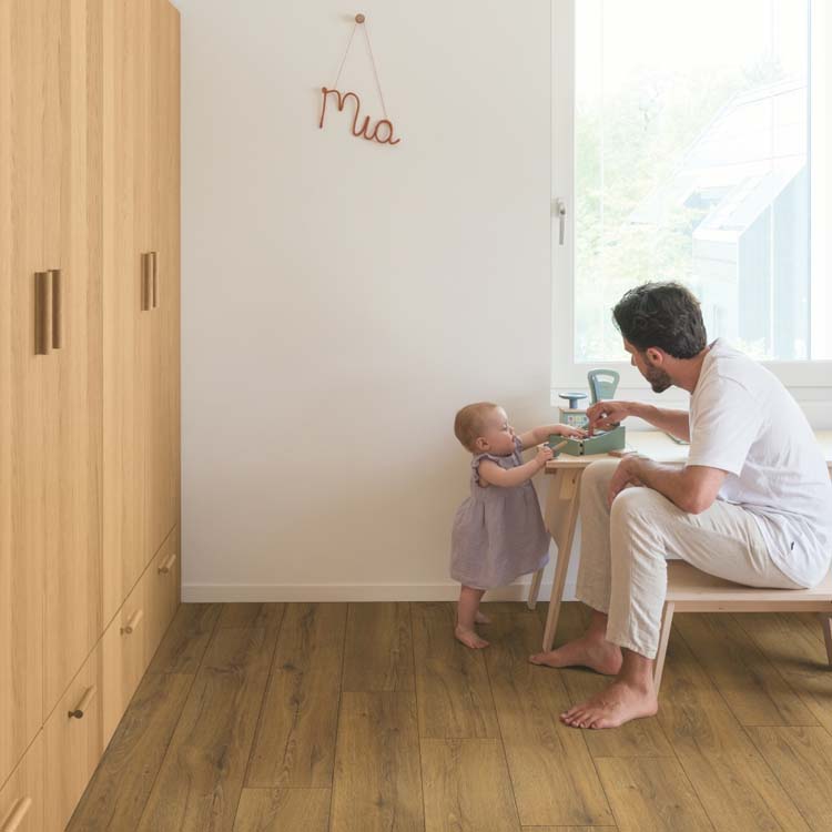 Laminaat Quick-Step Classic 8mm - Cacaobruine eik