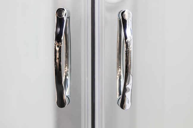 Cabine de douche Alfonso demi-rond 900 x 900 x 1970 mm