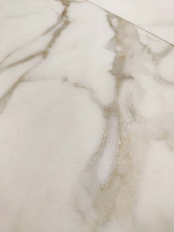 Carrelage de sol et mural Marmi Versailles imitation marbre blanc mat 100x100cm