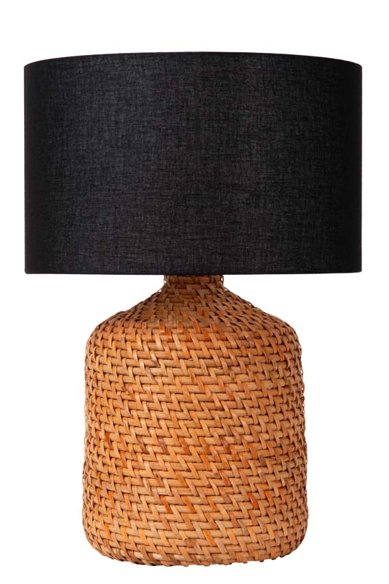 Lucide Premium Arrah - Tafellamp - Ø 35 cm - E27 - 1x40W - Naturel