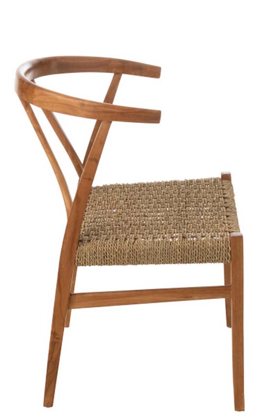 Stoel Lisa teak naturel