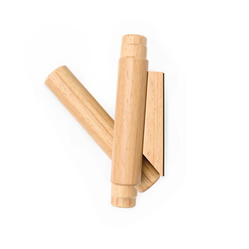 Kapstok Umbra Picket hout/kunststof naturel 37,5x3x16cm 8 haken