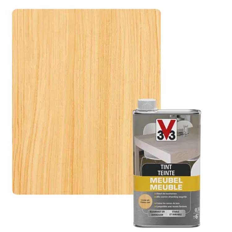 V33 meubeltint deco mat lichte eik 0,5L