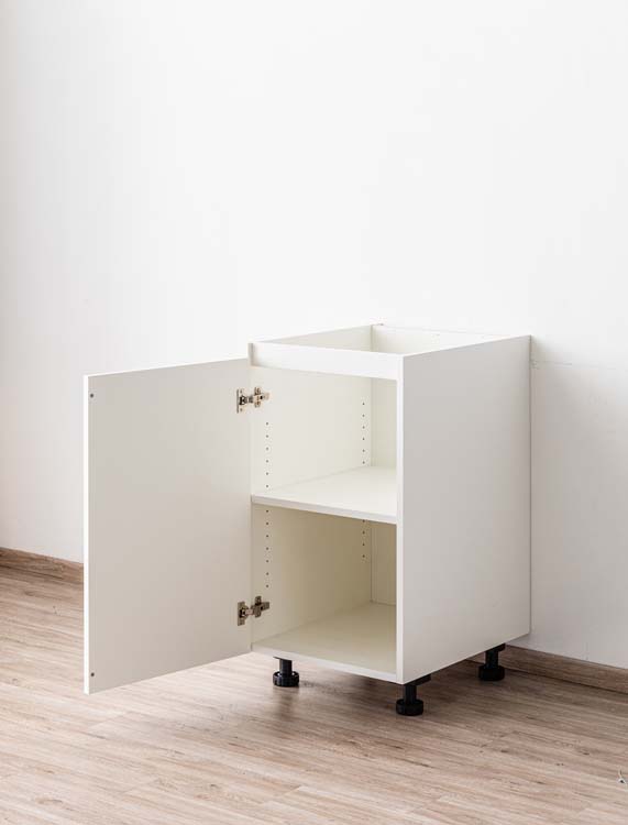 Armoire de cuisine Plenti meuble bas, blanc, 50x78cm