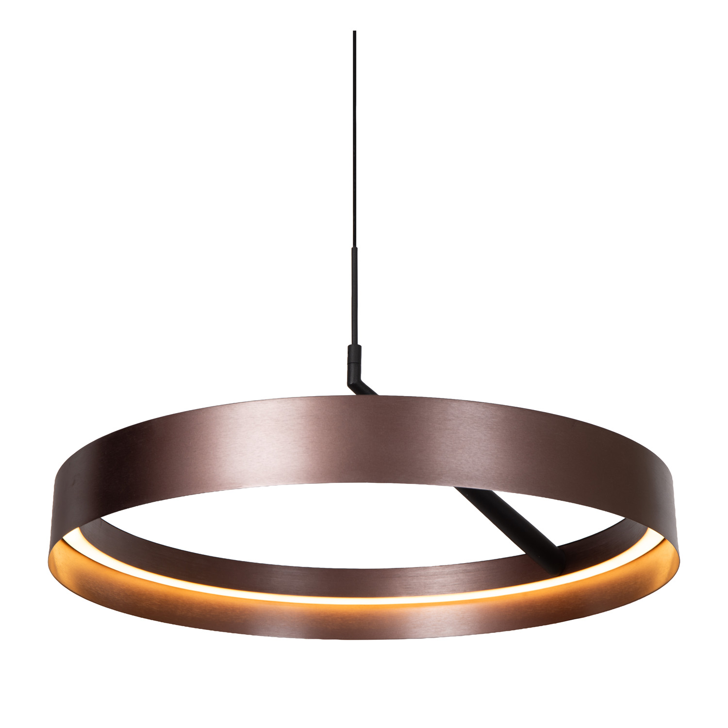 Hanglamp - Ø54,5cm - LED 3 StepDim - CCT - 1X36W 2200K/3000K - Koffie