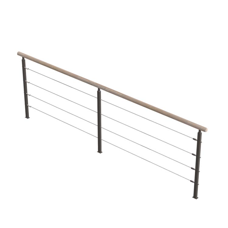 Parapet chêne Kerpen cable 320cm
