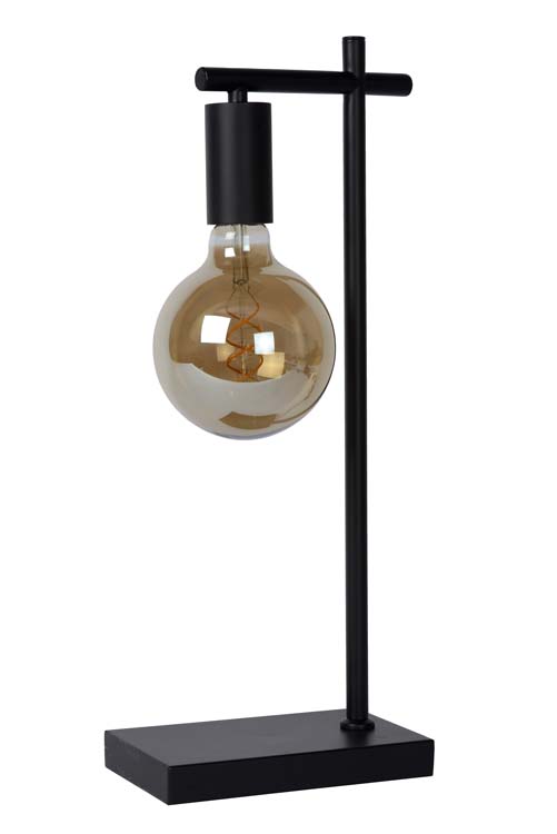 Tafellamp zwart excl lamp LED mogelijk E27