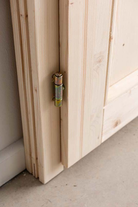 Houten buitendeur Gargano 980x1980mm rechts duwend