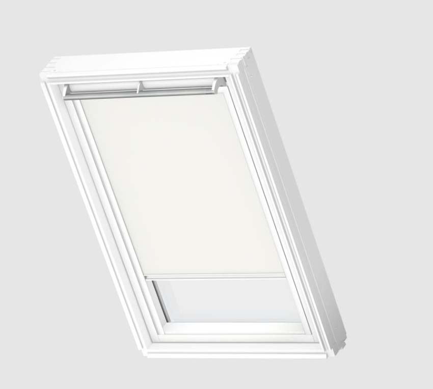 Rolgordijn Velux verduisterend handbediend wit MK06 1025SWL