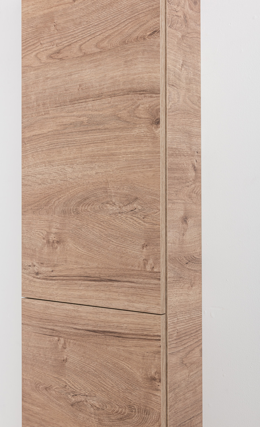 Kolomkast Raf houtlook honingeik hangend 170x41,6x14,6cm