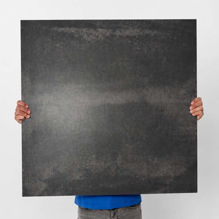 Carrelage de sol et mural Voltron Black 80x80cm
