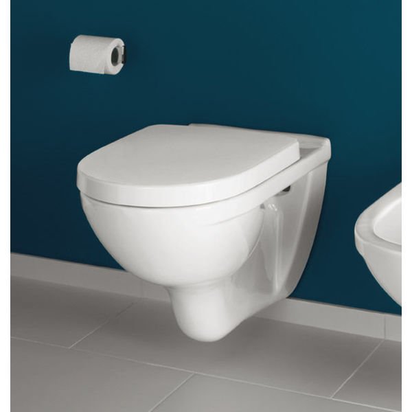 Hangtoilet Villeroy & Boch O.Novo rimless directflush wit inclusief WC-bril