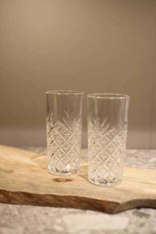 Verre à boire vintage 7x15 cm