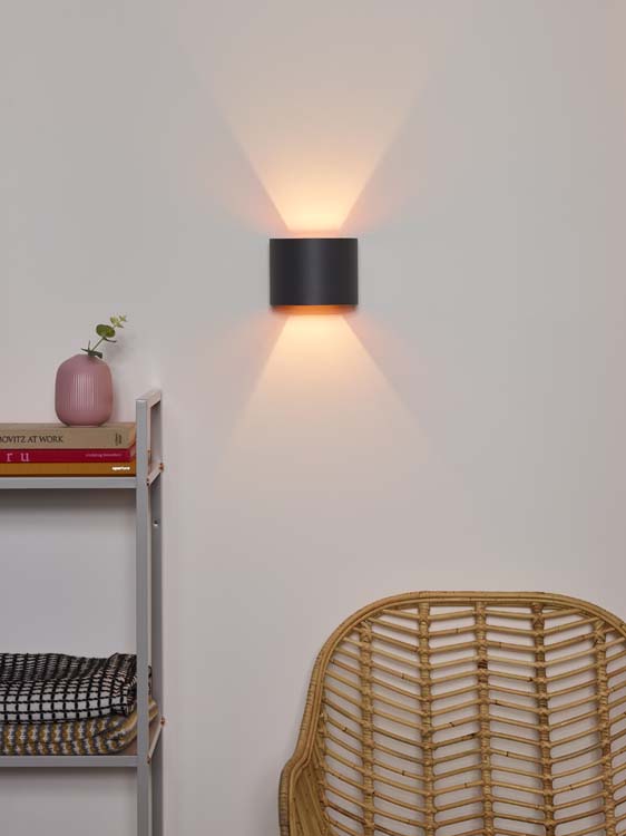 Lucide XIO - Wandlamp - LED Dimb. - G9 - 1x4W 2700K - Grijs