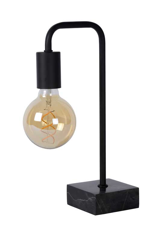 Lucide LORIN - Lampe de table - E27 - Noir