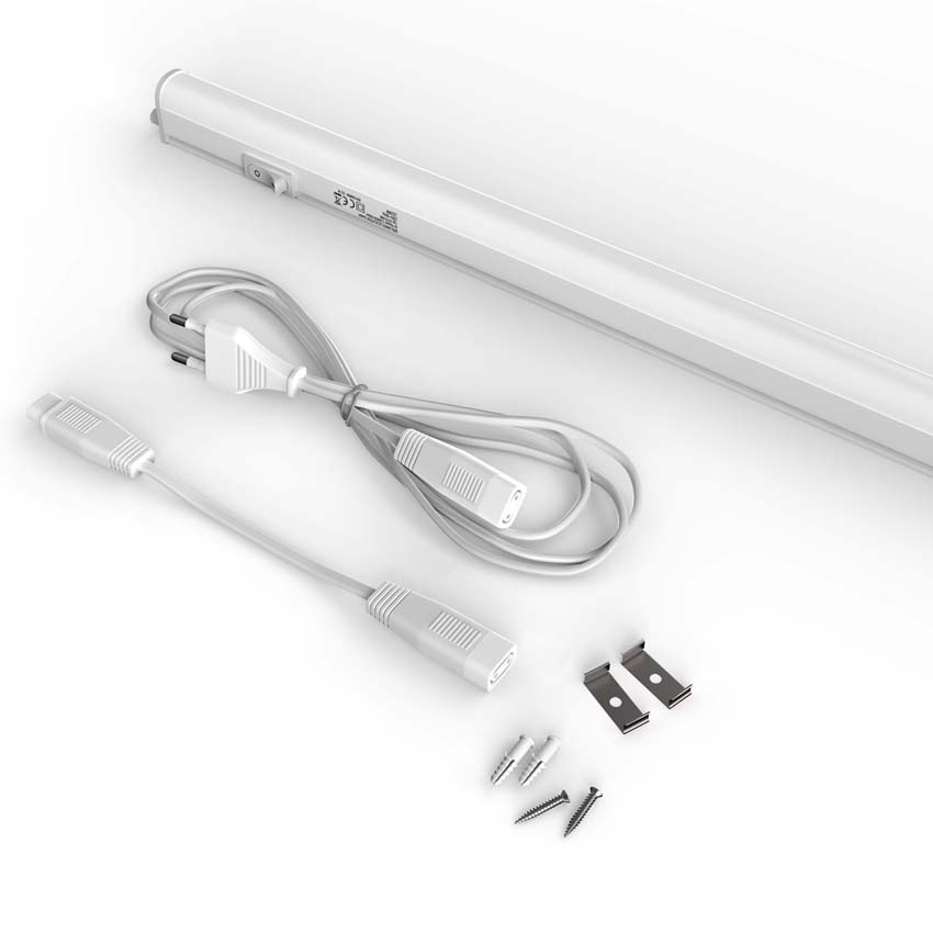 Éclairage de cuisine - blanc - 87,3cm - LED - 10W - 4000K - raccordable