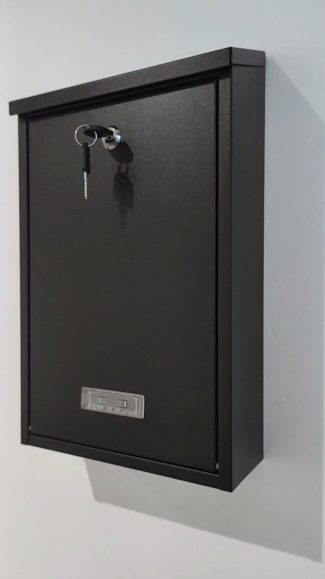 Brievenbus Winona zwart