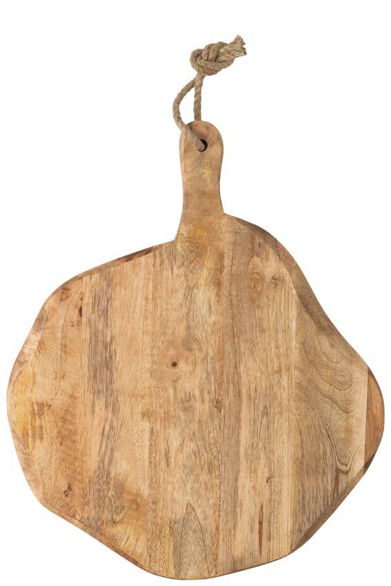Tapasplank mangohout bruin 47,5x39cm