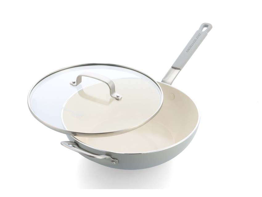 Poêle à pâtes avec couvercle Dagelijske kost Proline Ø28cm avec revêtement antiadhésif en céramique sans PFAS
