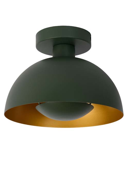 Lucide SIEMON - Plafonnière - Ø 25 cm - 1xE27 - Groen