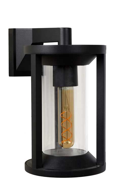 Lucide CADIX - Wandlamp Buiten - E27 - IP65 - Zwart