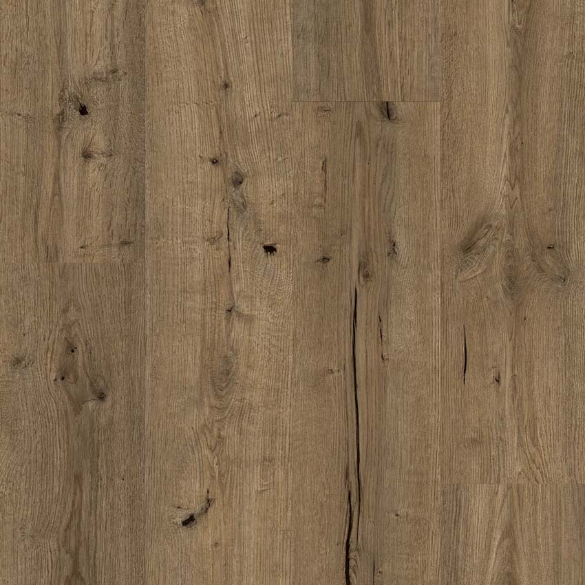 Vinyl vloer Floorify Café René plank 4,5mm bruin eik 152,4x22,5cm