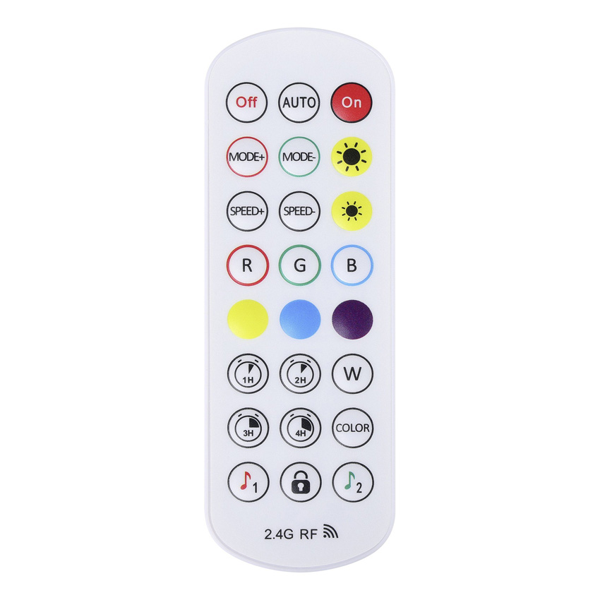 Suspension - noir/blanc - L300cm - dimmable - LED - 1x30W - 3000K - RGB + télécommande