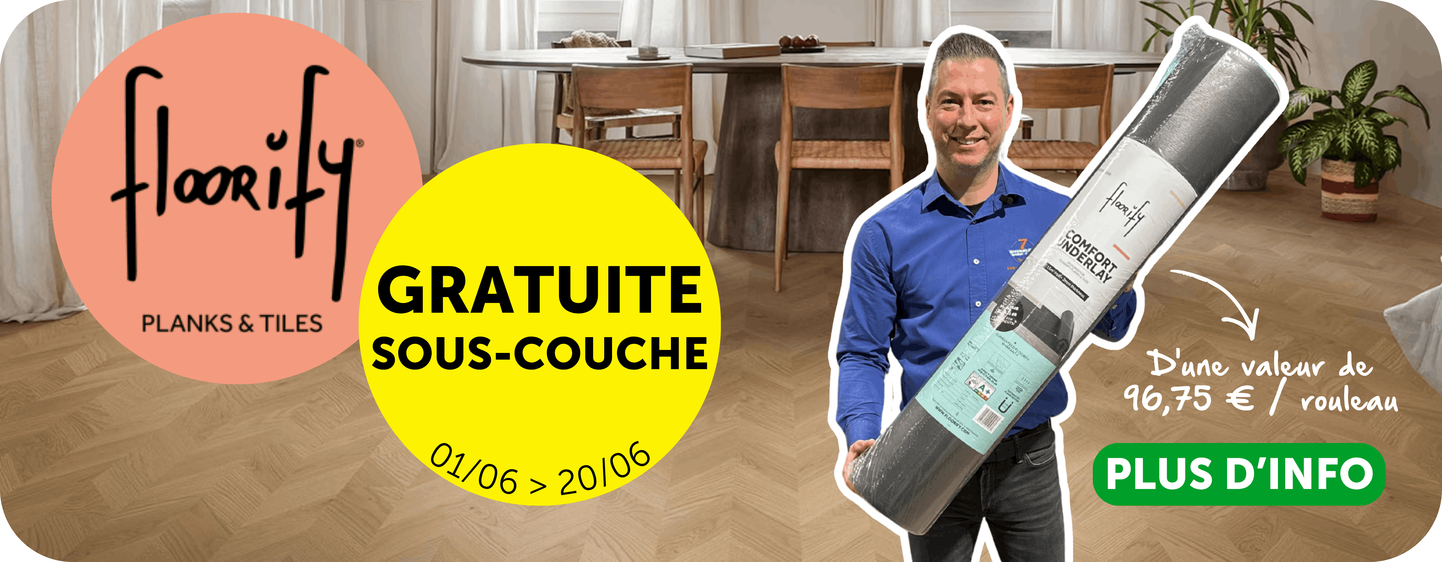 Floorify - sous-couche gratuite