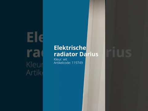 Radiateur électrique Darius single blanc 180 x 60 cm 900 watt Radiateur électrique Darius single blanc 180 x 60 cm 900 watt