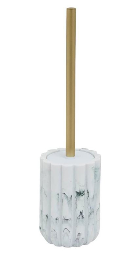 Brosse de toilettes Miranda polyrésine blanche