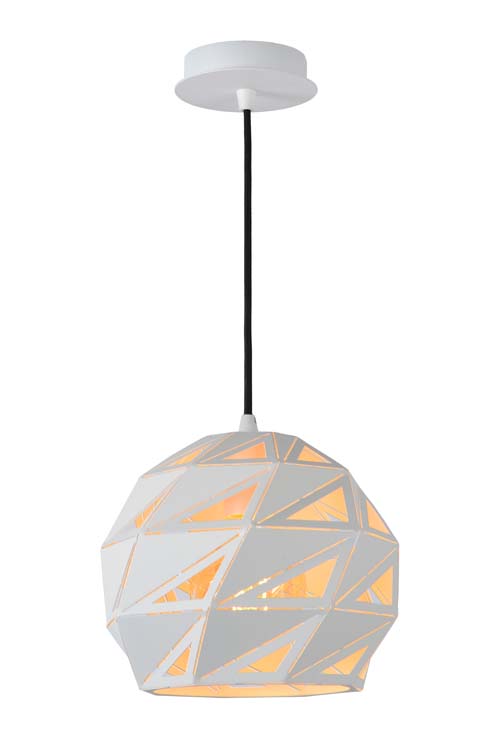 Lucide MALUNGA - Suspension - Ø 25 cm - E27 - Blanc