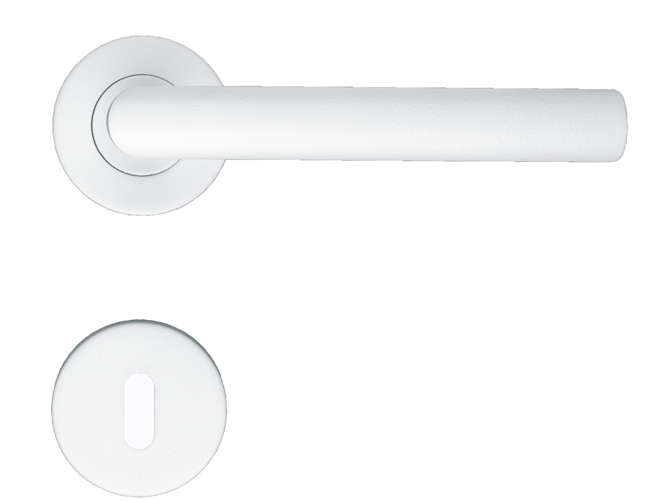 Poignée de porte blanc Belluno B 19mm-13cm