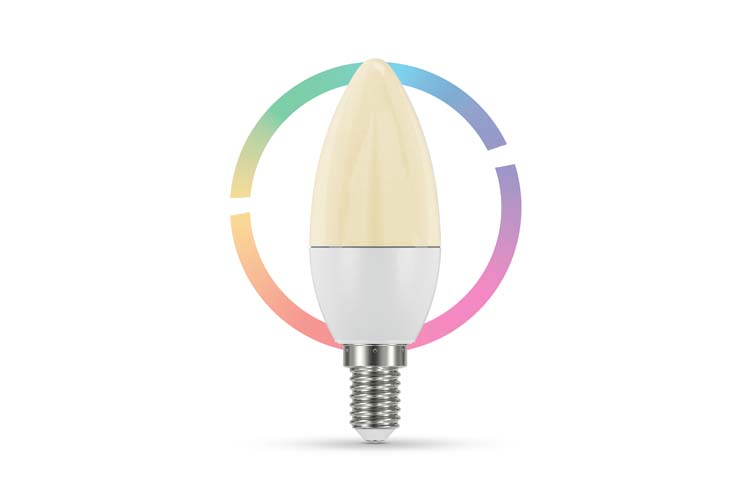 LED Lamp Smart Multicolour/Wit Kaars E14 4.5W 350lm