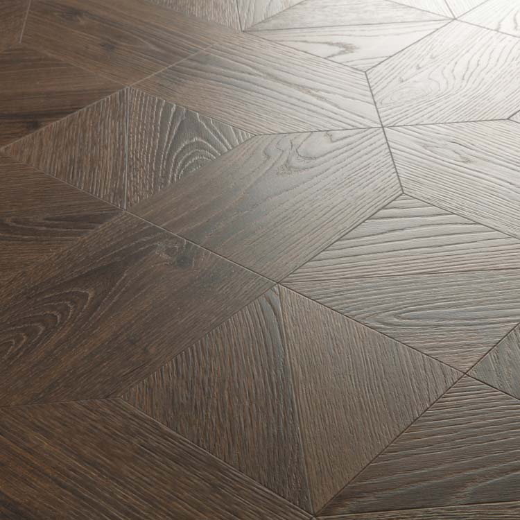 Sol stratifié Quick-step Impressive patterns 8mm - Chêne royal brun foncé