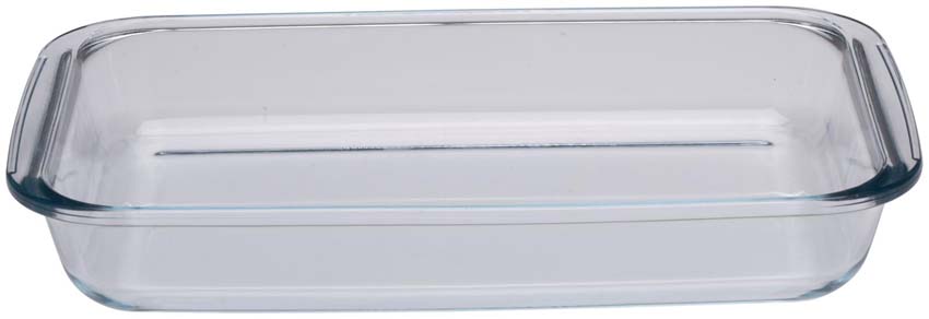 Ovenschaal Alpina transparant rechthoekig set van 3