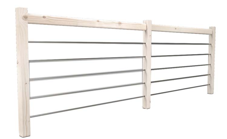 Parapet sapin Freiburg 320cm