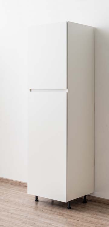 Armoire de cuisine Plenti armoire colonne pour réfrigérateur blanc 60x208cm