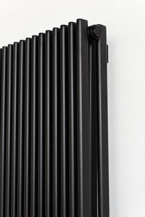 Radiateur Debra 180 x 67,6 cm double noir mat 3309 watt