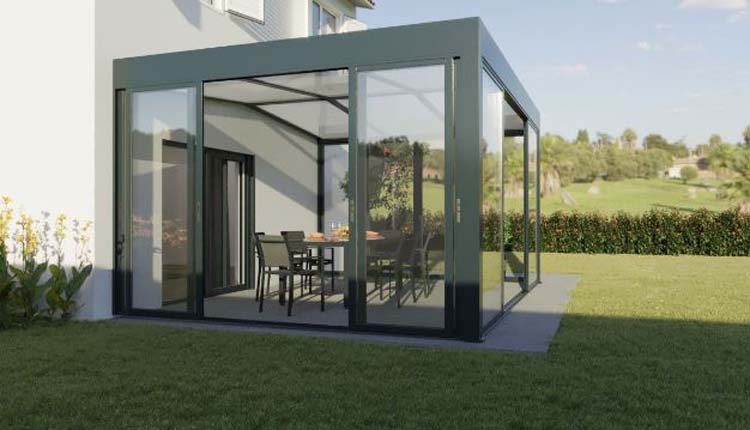 Veranda Versailles alu antraciet 500 x 300 x 240 cm
