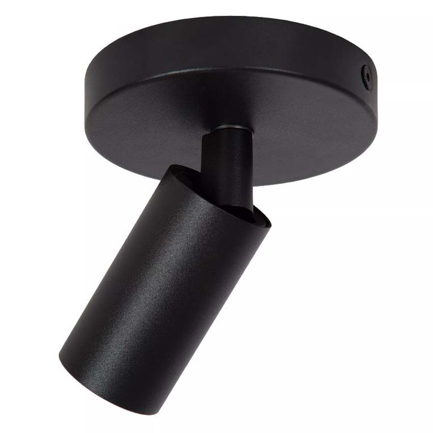 Spot plafond - Noir - Ø3,5cm - Dimmable - GU10 - 1x3,8W