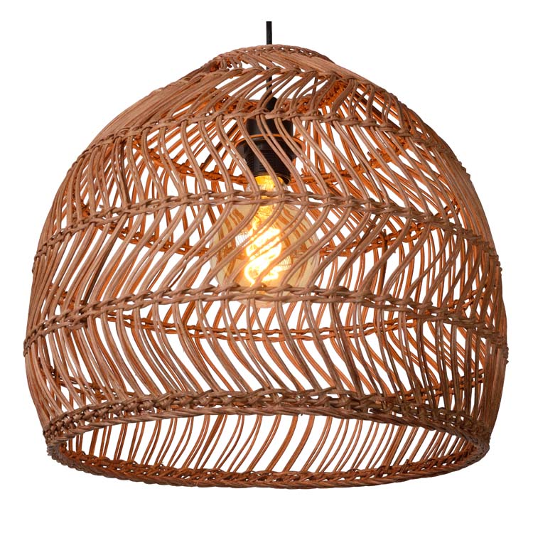 Lucide MOLOKO - Hanglamp - Ø 40 cm - 1xE27 - Okergeel
