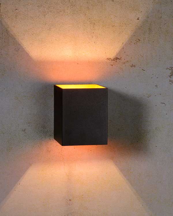 Lucide XERA - Applique murale - G9 - Noir